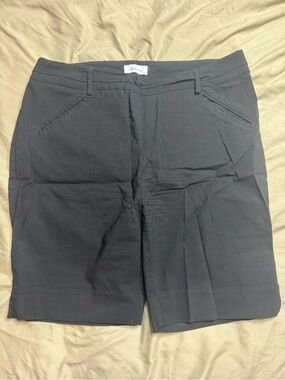 Reitmans Women's Black Mid-Length Casual Shorts Size 14 Petites